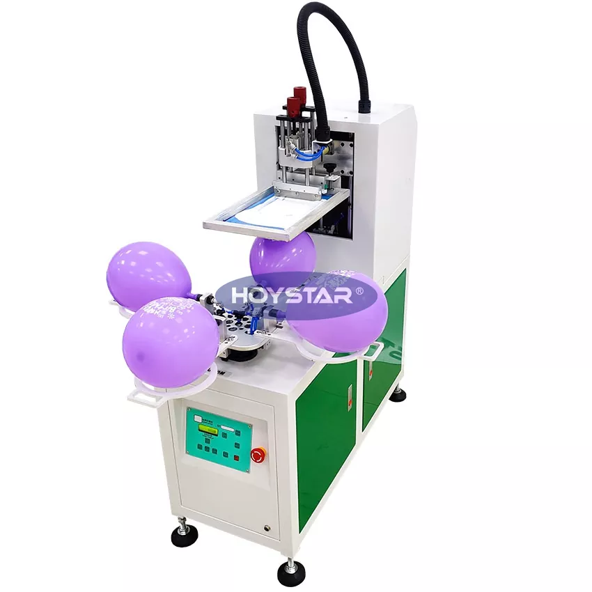 1 Warna Balon Mesin Screen Printing karo 4 Station