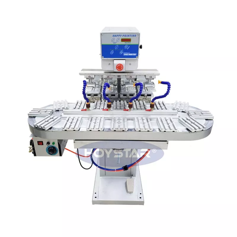 Printer Pad Papat Warna Ukuran Besar Kanthi Conveyor