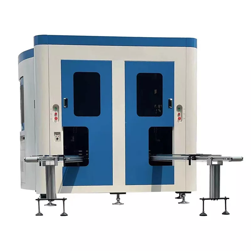 Full otomatis 3 werna Cups Cylindrical Screen Printing Machine